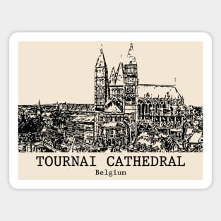 Tournai Cathedral - Belgium Magnet